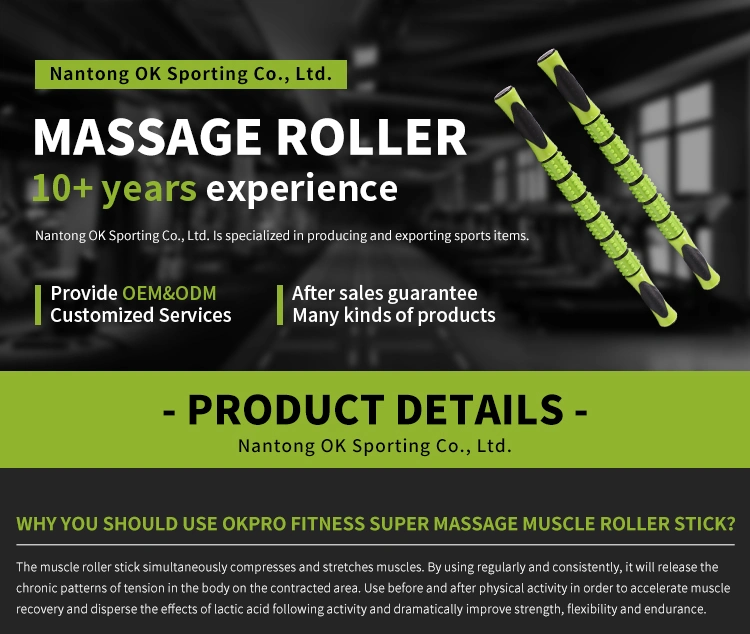 Okpro Massage Muscle Back Roller Stick