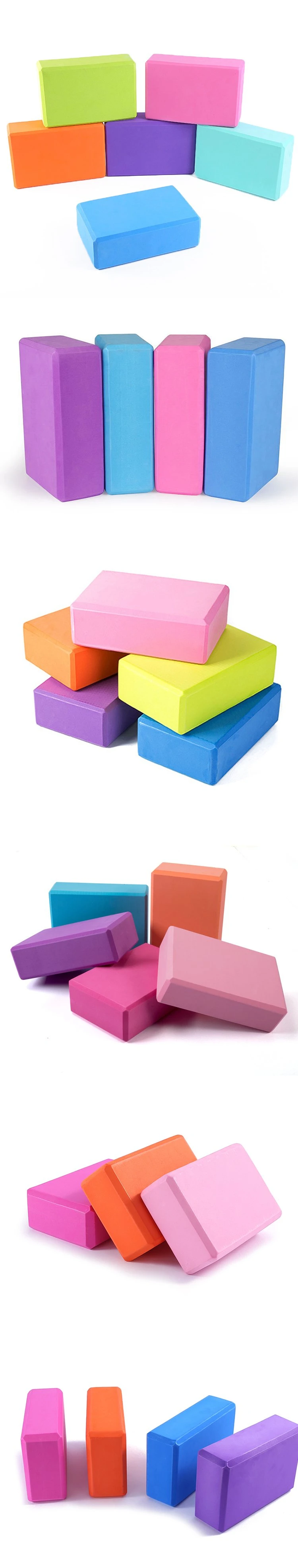 EVA High End Foam Brick Multicolor Yoga Bricks