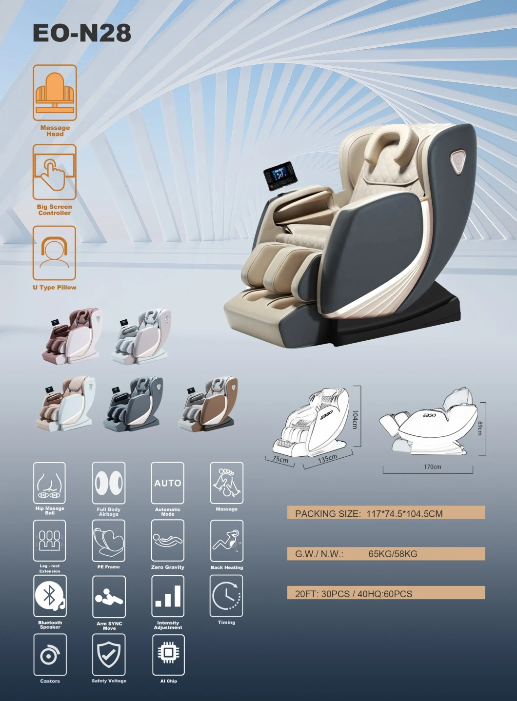 Most Popular Products Full Body Small Commercial Portable Chair Electric Massage Sofa Chair The Best Product Imports